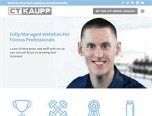 Tablet Screenshot of ctkaupp.com